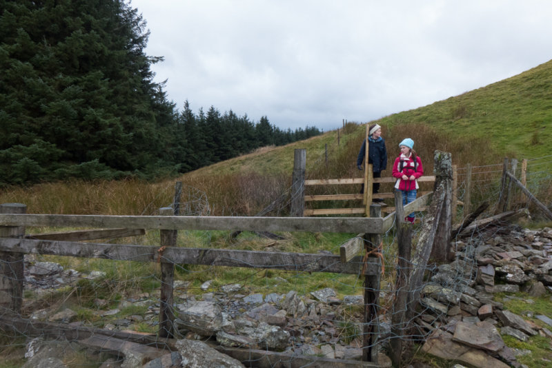 The fenced-off stile