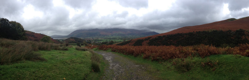 Skiddaw in cloud
