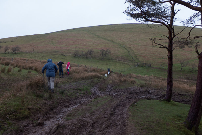 Heading up Little Mell Fell