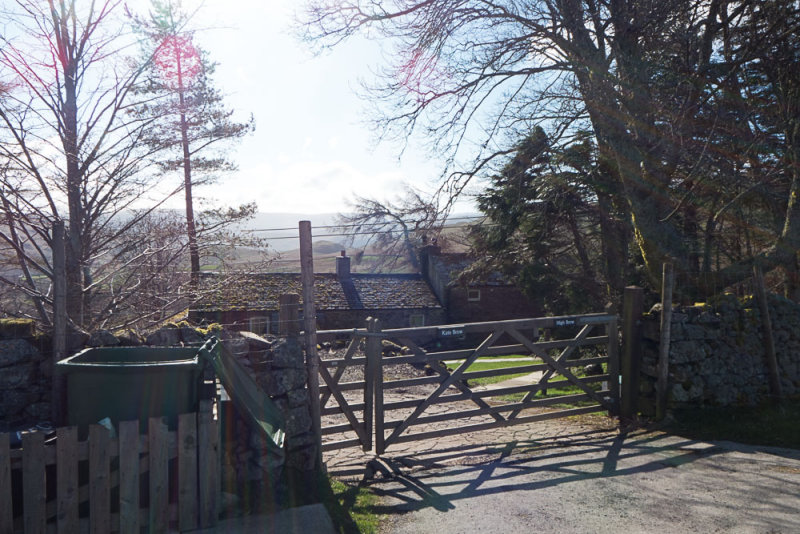 Setting off from High Brow cottage