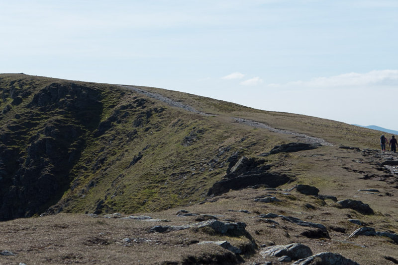 Heading home towards Blease Fell