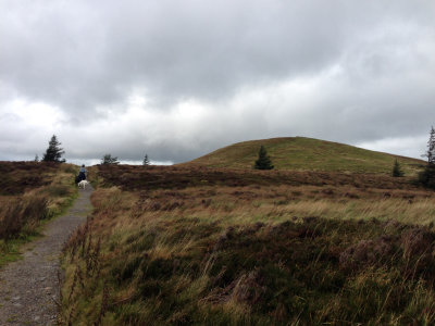 Approaching Lord's Seat summit