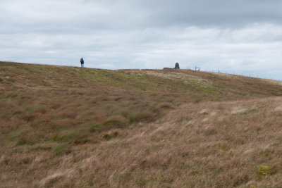 Approaching Broom Fell summit