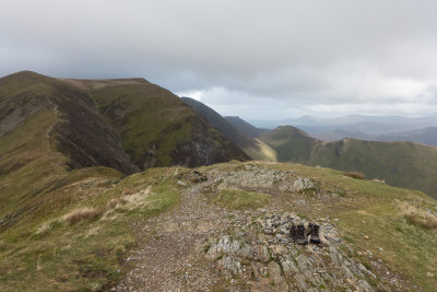 Boots in the cairn