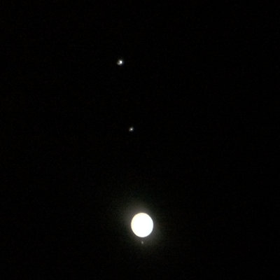 April 8 - Jupiter and its moons