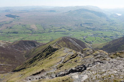 View back down from the summit
