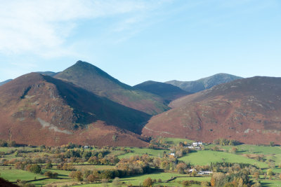 Looking over at Causey Pike