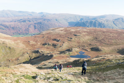 Looking back at Dale Head tarn