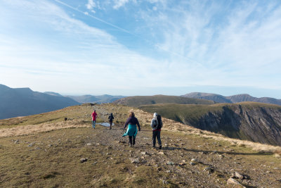 Heading off Dale Head towards Hindscarth