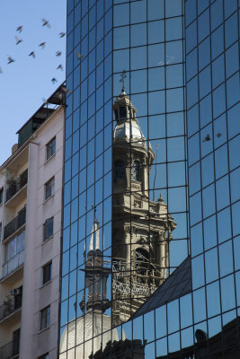 Old meets new, Santiago