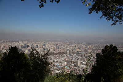 View over Santiago