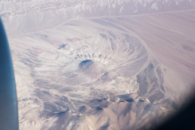 Aerial view - weird mountain