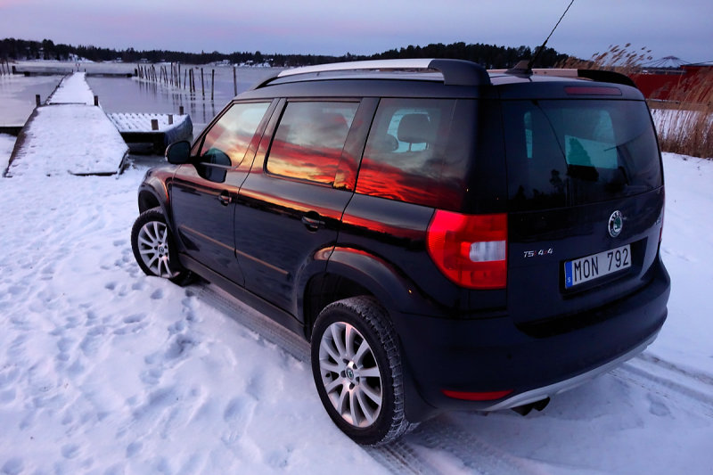 My Yeti at Ytterbyvik in winter