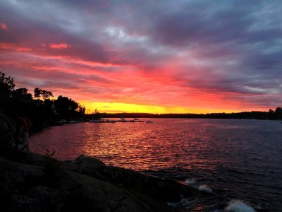 Sunset, Vaxholm 1