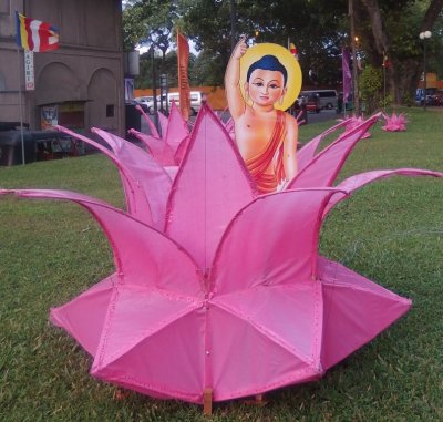 Decoration for Buddha's birthday, Fort area