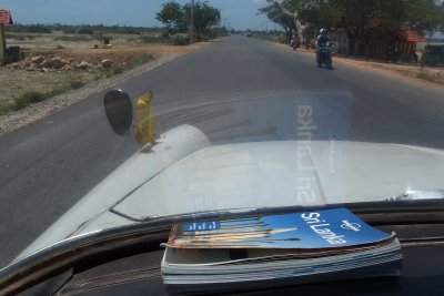 Roaring up the road