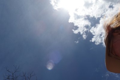 Bizarre selfie taken by out-of-control camera