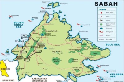 My Sabah road trip, a route suggested by Rough Guide