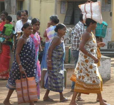 Women on platform