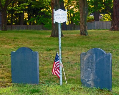 John Alden / Priscilla Mullens grave site - Duxberry, Massachusetts