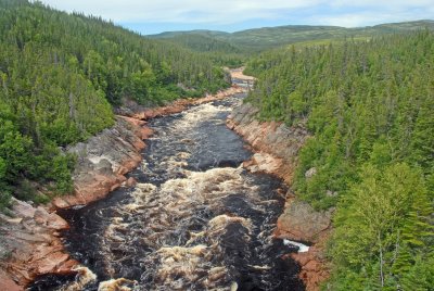 River through ancient rock - Labrador