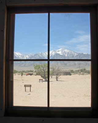 Through Manzanar Barracks Window