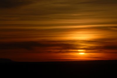 Sunset from Angel Peak Overlook