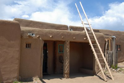 Taos Pueblo home