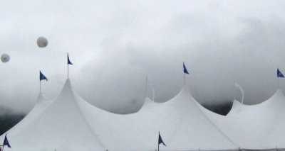 Festival tent at Devil's Backbone Brewery, Nelson County