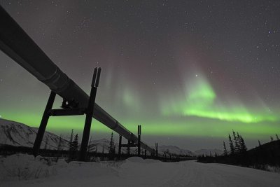 Pipeline with Aurora Borealis-032115-Dalton Highway, Wiseman, AK-#0784.jpg