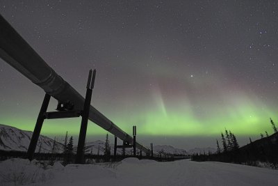 Pipeline with Aurora Borealis-032115-Dalton Highway, Wiseman, AK-#0795.jpg