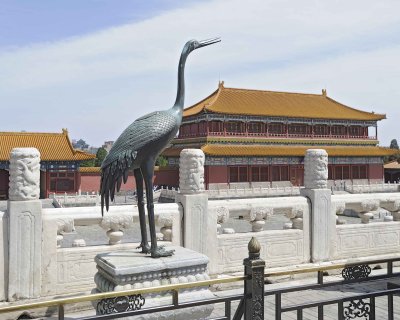 Bronze Crane, Forbidden City-050315-Beijing, China-#0230.jpg