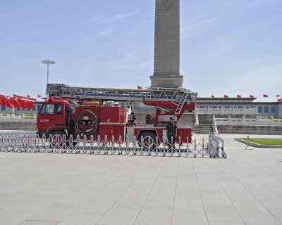 Fire Truck,Tiananmen Square-050315-Beijing, China-#0056.jpg