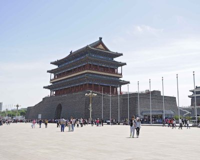 Zhengyangmen Gate Tower,Tiananmen Square-050315-Beijing, China-#0074.jpg