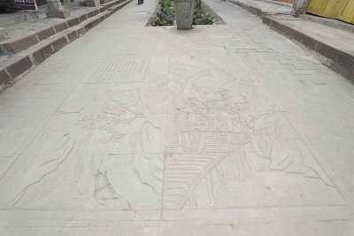 Ancient Town-Sidewalk Mural-050915- Qingxi, China-#0092.jpg