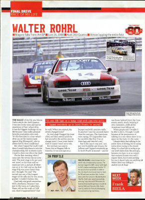 From the May 2010 issue of AUTOSPRORT magazine 