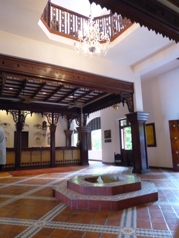 Lobby of the Zanzibar Serena Inn