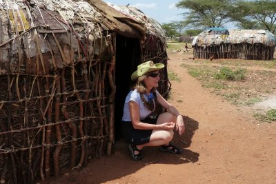 A Samburu hut