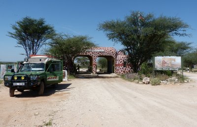 Archer's Gate - entrance/exit to Samburu National Reserve