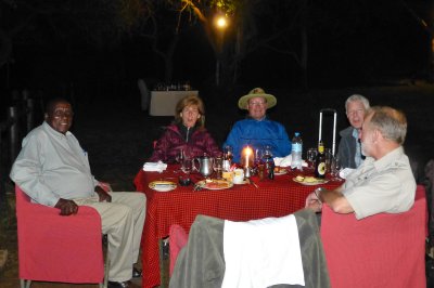 A private dinner on the escarpment