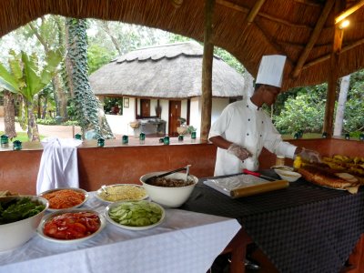 The picnic lunches here are great!  Choose your own ingredients.