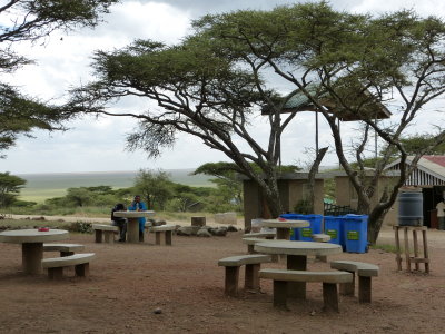 The picnic area at Naabi Hill Gate at The Serengeti National Park