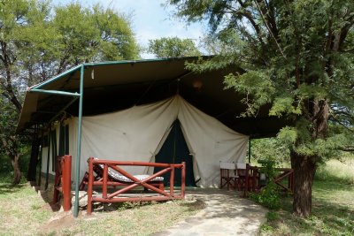 The tents were very large