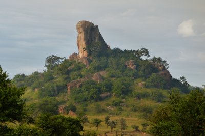 The rock outcropping at Mbuze Mawe