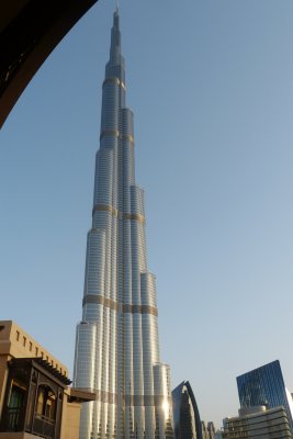 View from our balcony - Burj Khalifa is so tall it wouldn't fit in the camera!