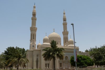 The Jumeirah Mosque, possibly the most photographed mosque in Dubai