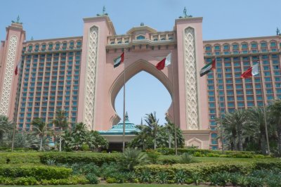 Atlantis Hotel at the top of The Palms