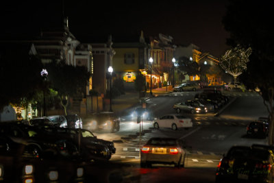 Night Scene in a Small Town
