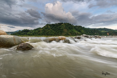 Shooting info - Bued River, Rosario, La Union, Philippines, August 8, 2015, Canon 5D MIII + EF 16-35 f/4 L IS, 16 mm, f/11, ISO 100, 1/8 sec, 
manual exposure in available light, hand held/IS engaged, AWB, uncropped full frame resized to 1575 x 1050 pixels.