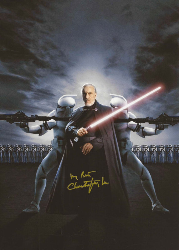 count dooku (Christopher Lee)